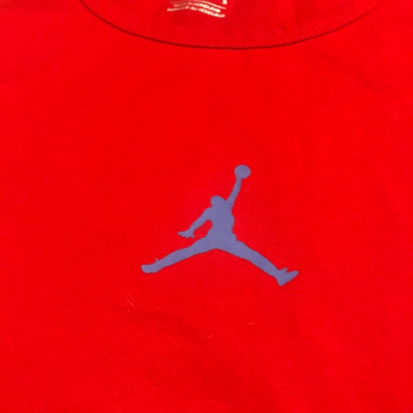 Air Jordan red tank top - Picture 2 of 5